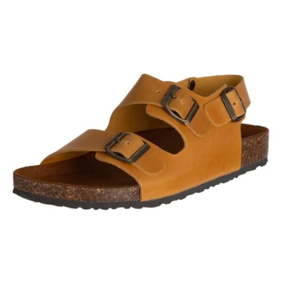 DUCCELLI Made in Italy Bank Siena leather comfort lagenlook buckle Sandals main image 7